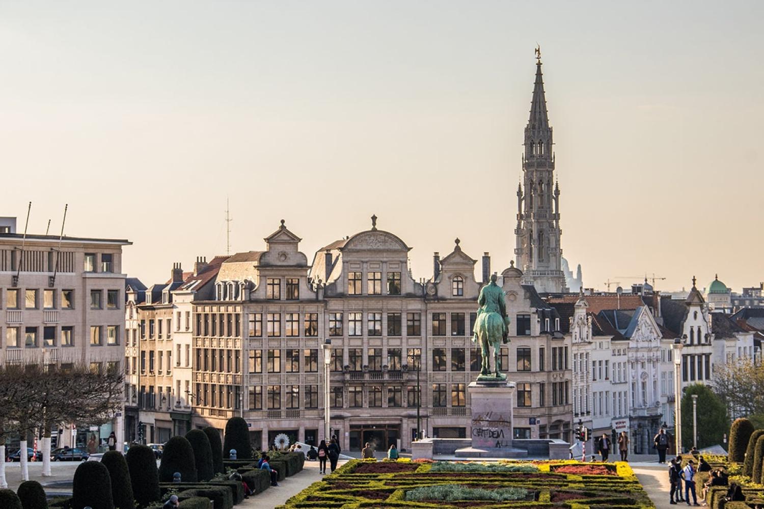 City of Brussels in daytime
