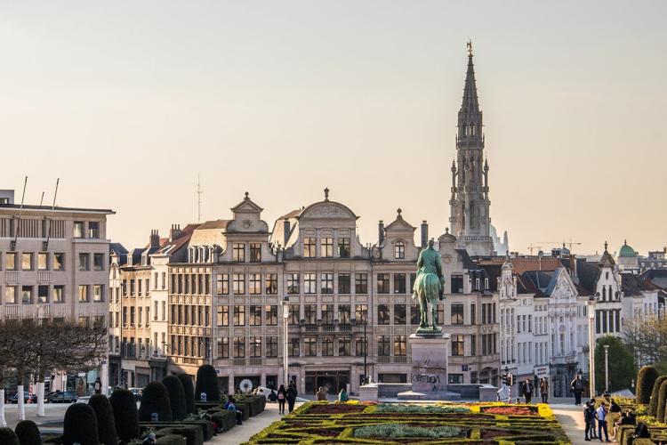City of Brussels in daytime